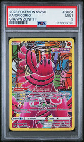 2023 Pokemon Sword And Shield Crown Zenith #GG04 Fa/Oricorio Crown Zenith PSA 9